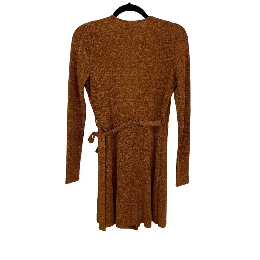 NWT Urban Outfitters Wrap Dress Rust/Burnt Orange Women’s S — Fall Spice